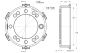 Preview: Spidertrax 6-1/2 in. BC Hat for Solid Rotors – technical detail 1