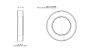 Preview: Spidertrax Outboard Dichtung (4 in.) for 40-45 Spline Shafts – technische Darstellung 1