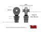 Preview: TMR Customs 1-1/4” Rod End (Heim Joint) Package with Hex Tube Adapter – image 3