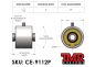 Preview: TMR Customs 2" Weld-On Johnny Joint – Bild 2