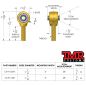 Preview: TMR Customs 3/4" Forged Johnny Joint (STANDARD BODY) – Bild 3