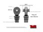 Preview: TMR Customs 3/4" Rod End (Heim Joint) Package with Hex Tube Adapter – image 3