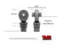 Preview: TMR Customs 7/8” Rod End (Heim Joint) Package with Hex Tube Adapter – image 3