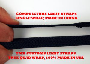 TMR Customs Premium Quad Wrap Limit Strap - 8"