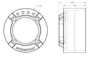 Spidertrax Series 30 Builder Bells 4130 Chromoly – technical detail 1