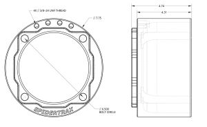 Spidertrax Series 30 Builder Bells 4130 Chromoly – technische Darstellung 1