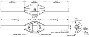 Preview: Spidertrax Spider 9 Housing (4 in.) Chromoly, 9/10 in. Gears – technical detail 1
