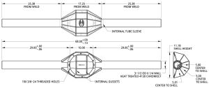Spidertrax Spider 9 Housing (3.5 in.) High Clearance, 9 in. Gears – technical detail 1