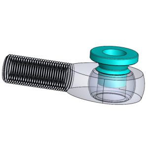 TMR Customs 1 Piece Misalignment Spacer with Safety Washer – Bild 1