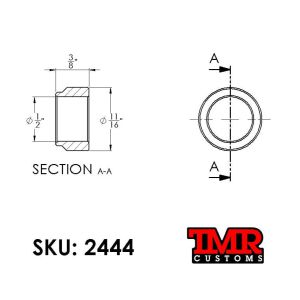Preview: TMR Customs Coil Over Shock Spacer (1/2