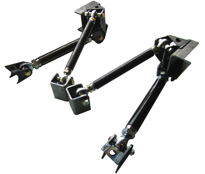 JDOffroad 4 Link Rear Suspension Kit with Chromoly Rod Ends