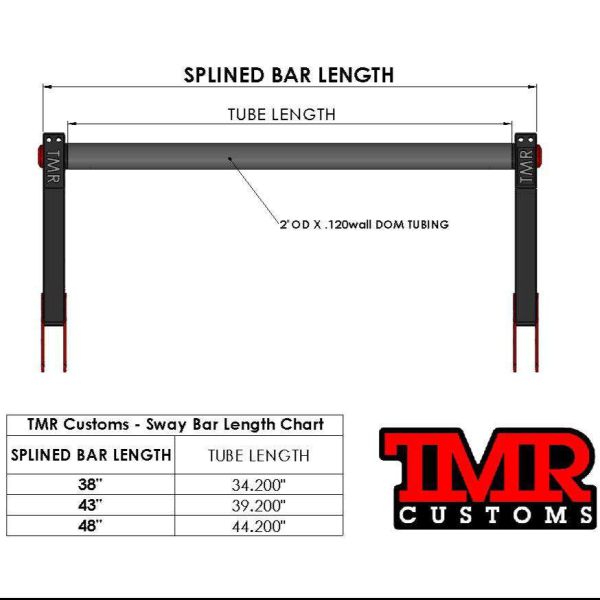 43" Sway Bar Kit