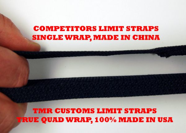 TMR Customs Premium Quad Wrap Limit Strap - 16"