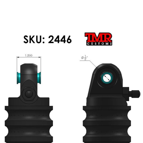 TMR Customs ORI Strut Spacer (1/2" Bolt x 1-1/2" Mounting Width) – image 2