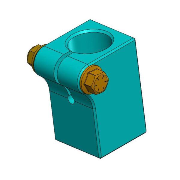 TMR Customs Square Pinch Bung for 1-1/4" Rod End (Heim Joint) – Bild 5